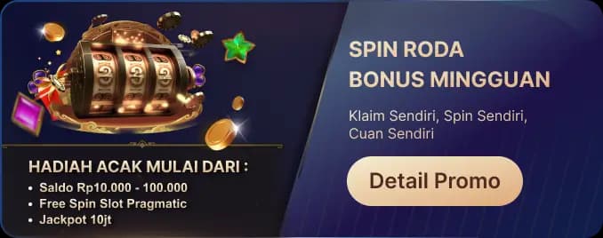 LUCKYSPIN!! RODA BONUS MINGGUAN